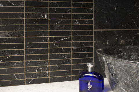Nero Marquina Black Marble Mosaics