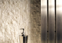 White/ Crystal Split-Face Marble Mosaic