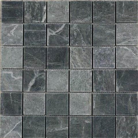 Black Tumbled Marble Mosaics