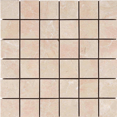 Crema Beige Tumbled Marble Mosaics