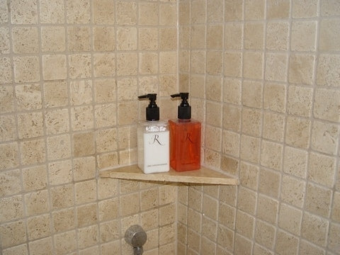 Light Tumbled Travertine Mosaic